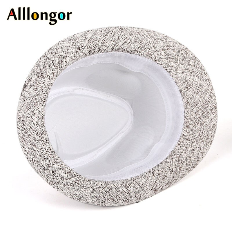Sombrero Fedora de manga corta para hombre y mujer, gorra de Jazz negra, estilo británico, chapeu, Panamá, otoño