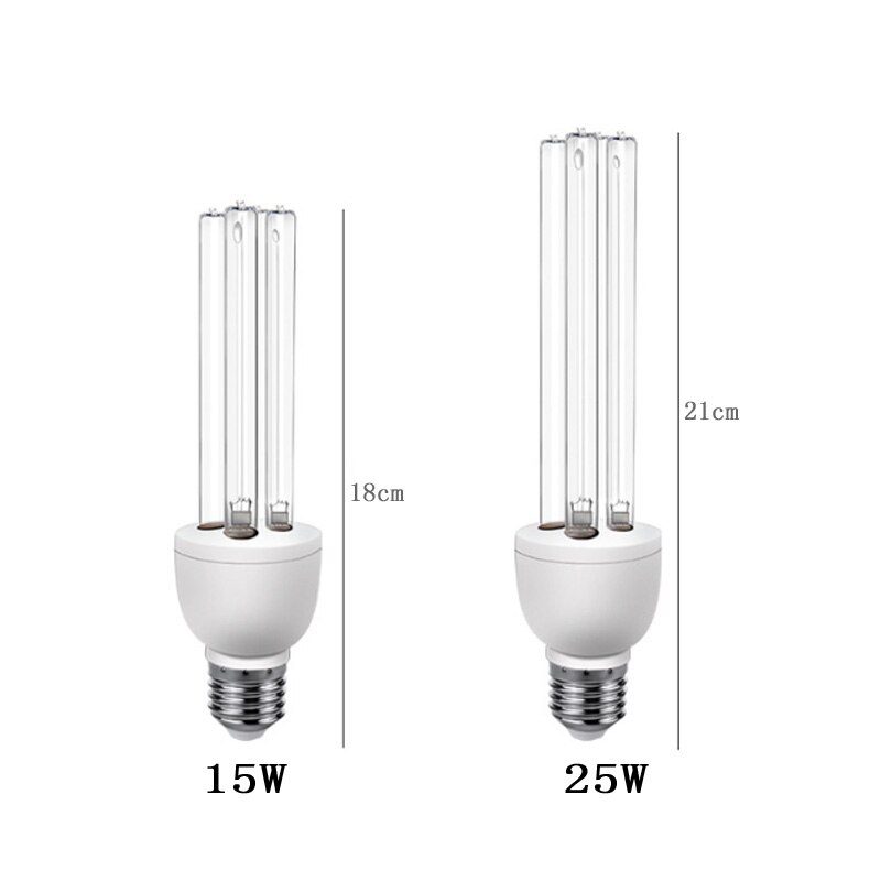 Uvc-desinfectielamp  e27 110v 220v sterilisator thuis schone lucht doden bacteriedodende ultraviolet draagbare kwartslamp