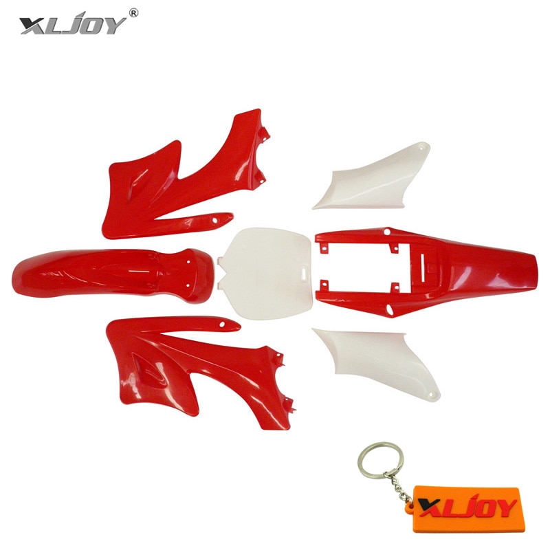 XLJOY Rode Plastic Kuip Fender Body Kit Voor Chinese 2 Takt 47cc 49cc Apollo Orion Mini Crossmotoren