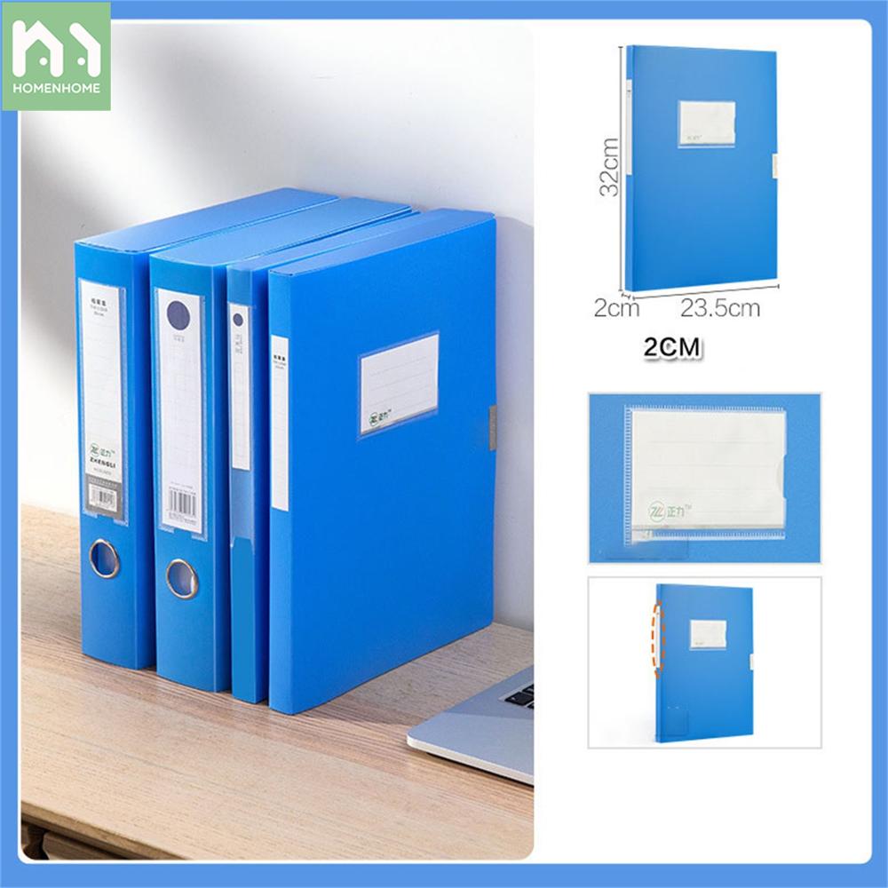 A4 Office File Organizer Plastic File Date Storage Box: 1PC 2CM Thickness