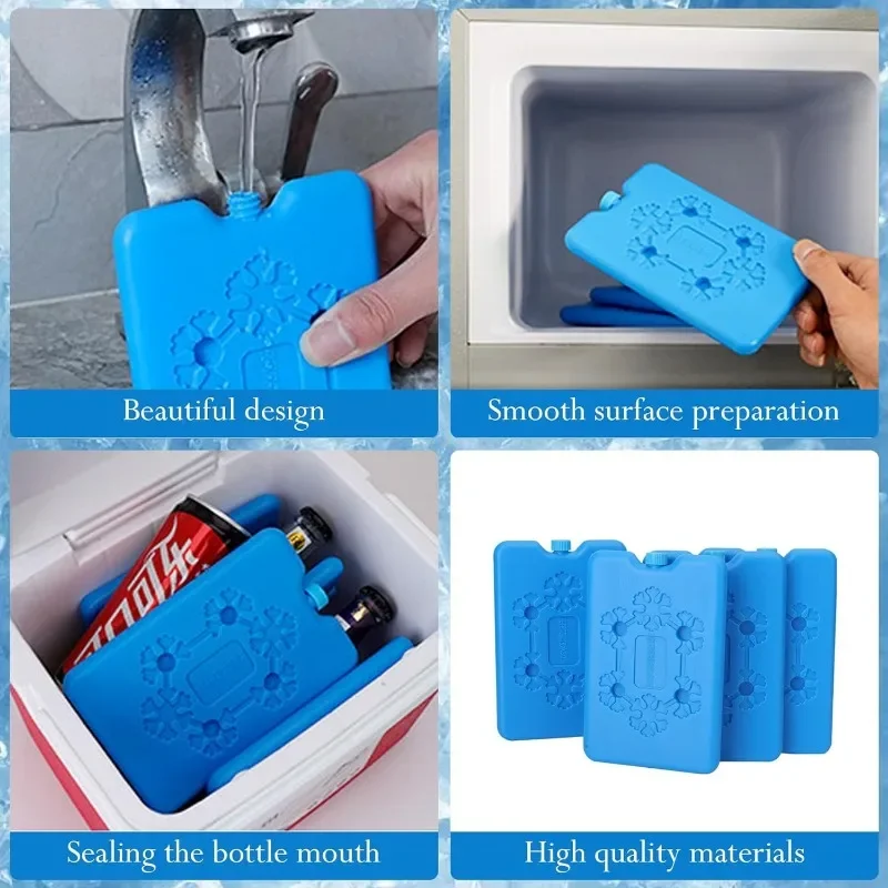 Eis beutel wieder verwendbare leichte frische Lebensmittel Lagerung Kühl kühltasche tragbare Wasser injektion sbox für Brotdose und Kühler