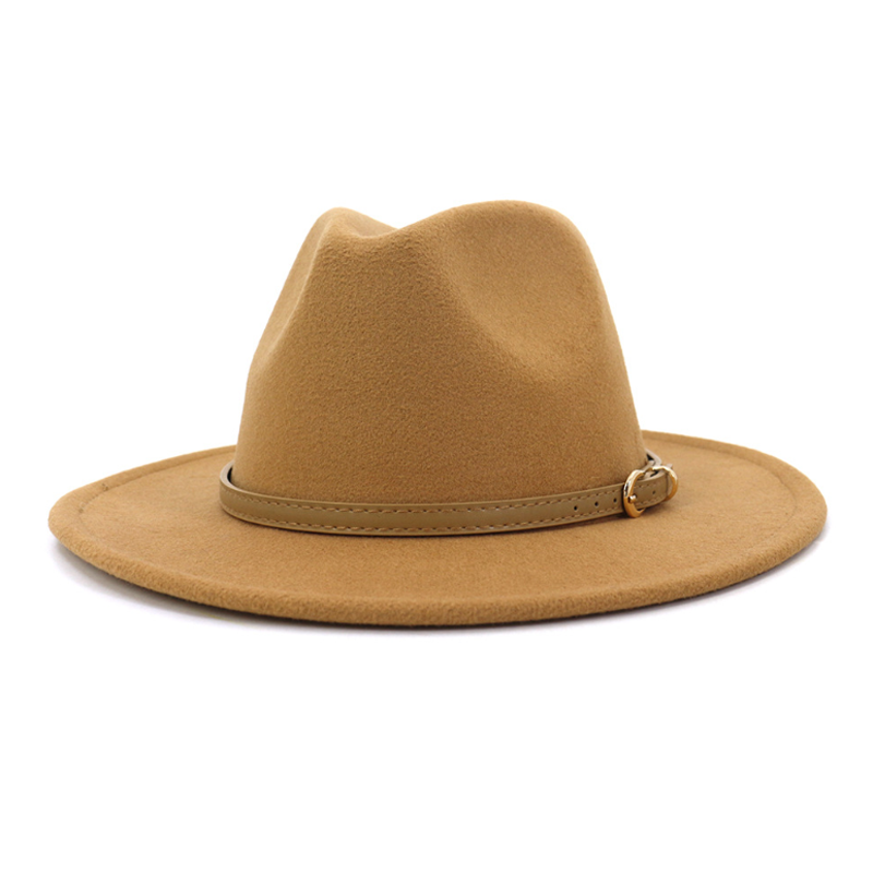 Winter Autumn Imitation Woolen Women Men Ladies Fedoras Top Jazz Hat European American Round Caps Bowler Hats