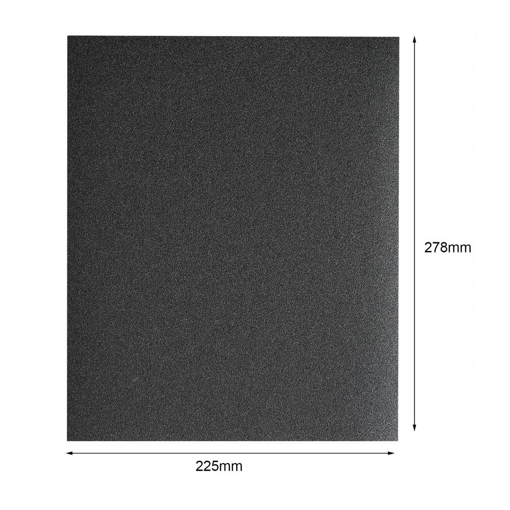 50 Sheets Black Waterproof Abrasive Paper Silicone Carbide Electro Coated Abrasive Paper Wet&Dry Usable CC45P