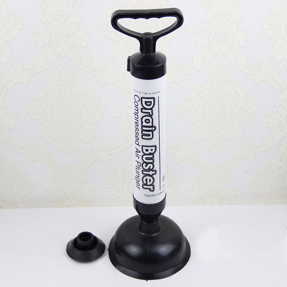 With Suckers Sink Toilet Bathtubs Pump Bathroom High Pressure Powerful Manual Dredger Shower Vacuum Air Drain Plunger Blaster