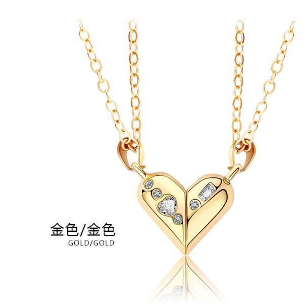 Charm Paar Ketting Voor Lover Pinky Swear Promise Hanger Collier Trouwdag Sieraden: NC21Y0614-2