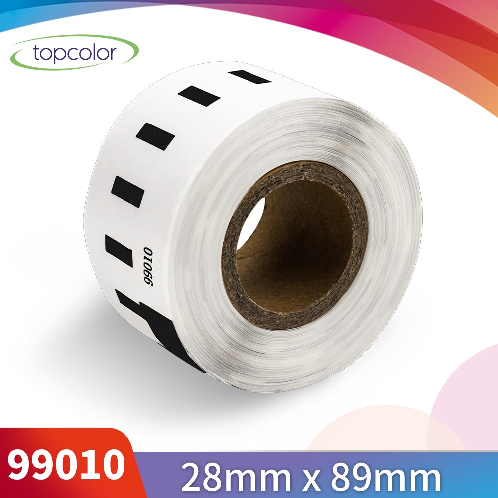 Topcolor Label Papierrol Compatibel Dymo Labels Lw 99010 99012 11352 11355 Voor Dymo Labelwriter Printer 450 Duo 400 330 320 310: 99010