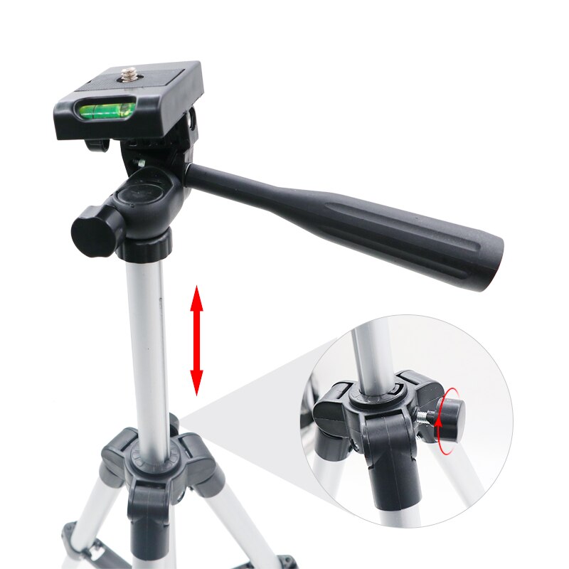 Professionele Opvouwbare Camera Statief Houder Stand Schroef 360 Graden Vloeistof Hoofd Statief Stabilizer Statief Voor Telefoon