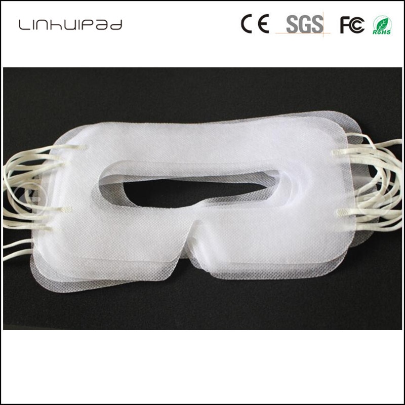 Linhuipad 100pcs VR Maschera Pad Bianco Sanitari Monouso Occhio cuscini per HTC Vive 3D Bicchieri di Realtà Virtuale