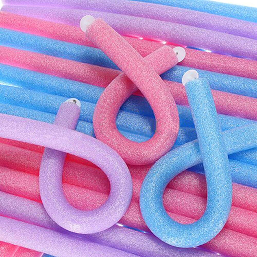 10 Pcs Curler Makers Soft Foam Bendy Twist Curls Tool DIY Styling Hair Rollers Soft foam bendy curler stick is a great tool for