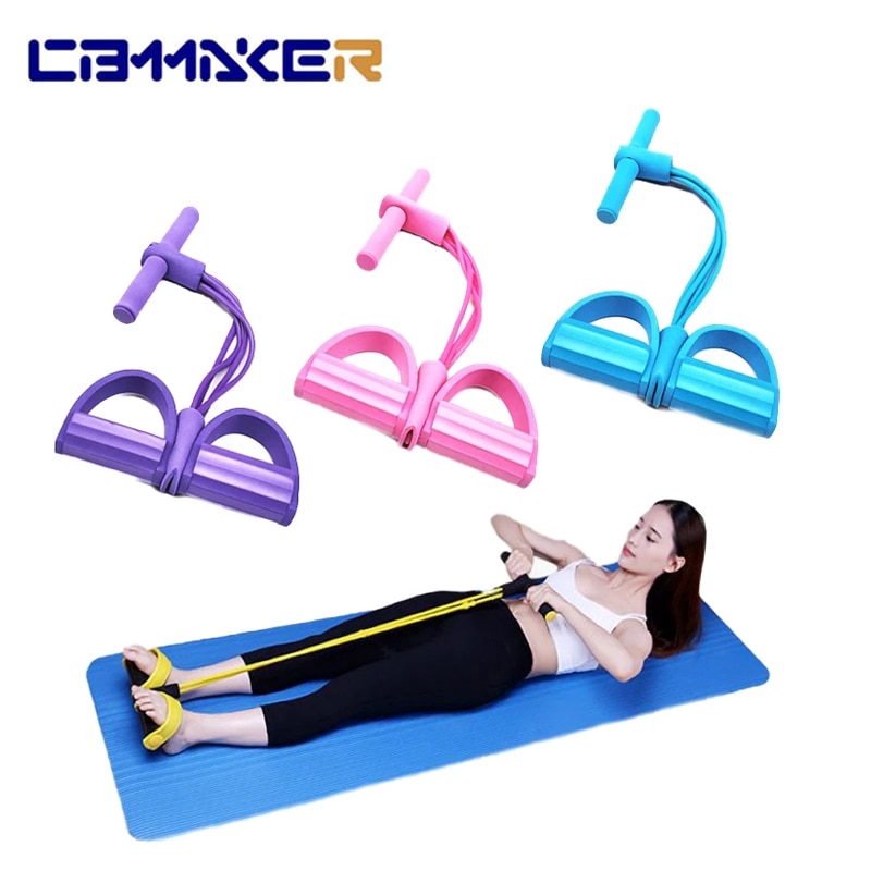 4 Weerstand Bands Pull Touwen Oefening Apparatuur Elastische Exerciser Roeier Buik Home Gym Sport Training Fitness Apparatuur