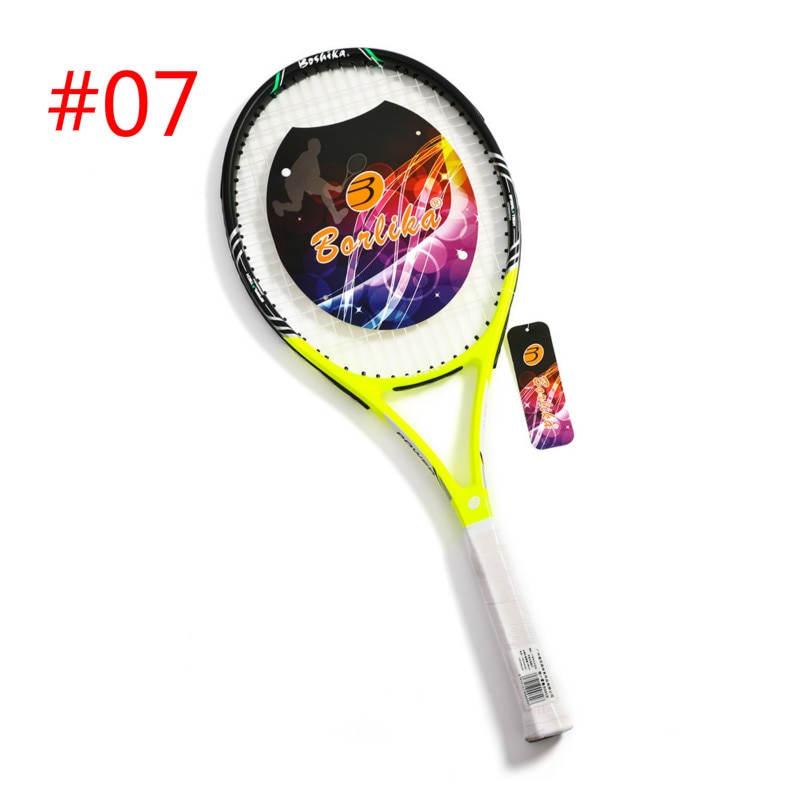Professionel carbon aluminiumslegering tennisketsjer raqueta pickleball paddle racchetta tennisketcher tennisketsjer med snor: 07