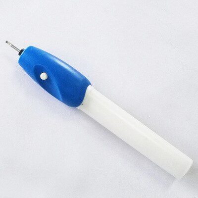 Electric engraving pen electric lettering pen diy carving pen carving pen 1 round head: Default Title