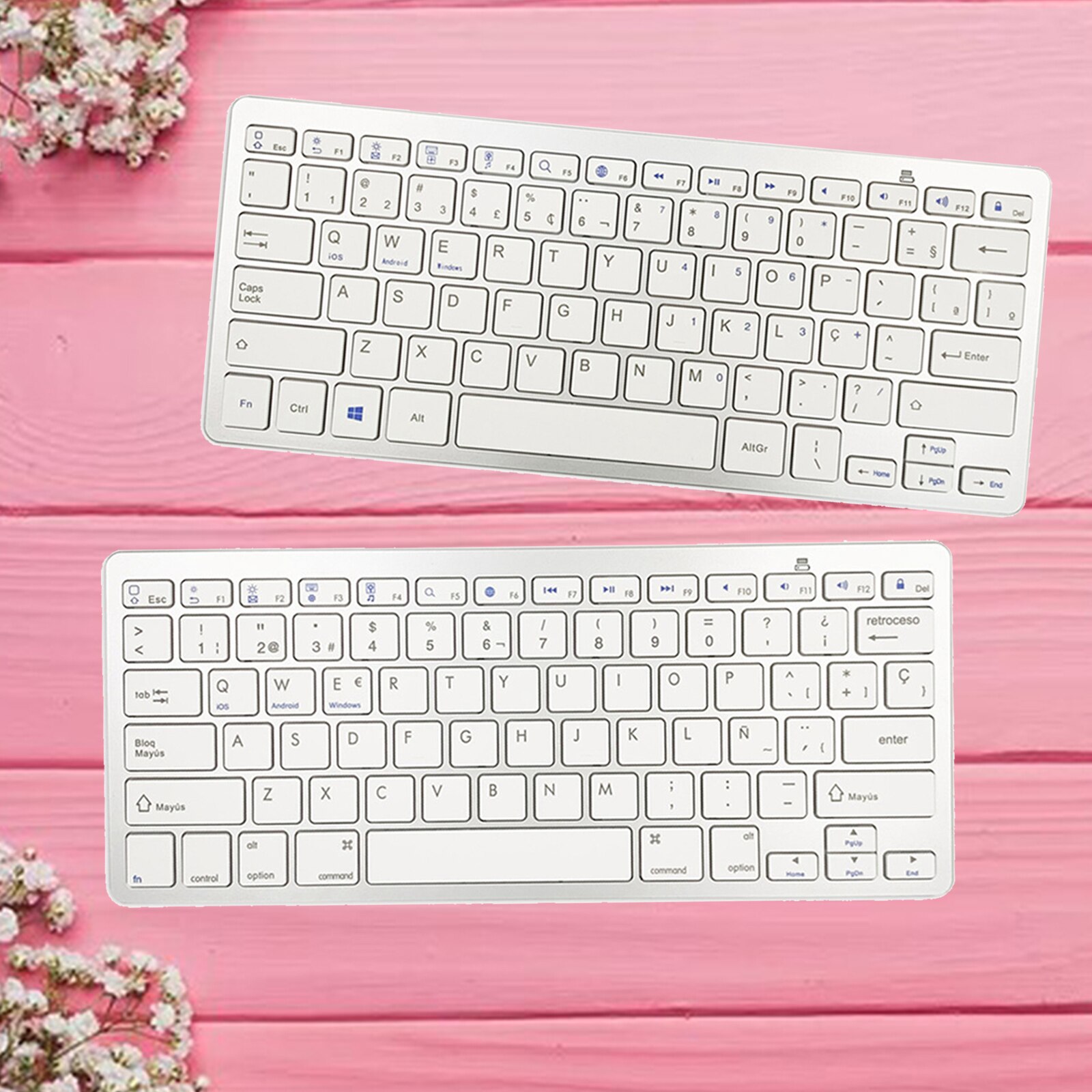 Wireless Keyboard 78-key Bluetooth Easy Use Wide Compatibility