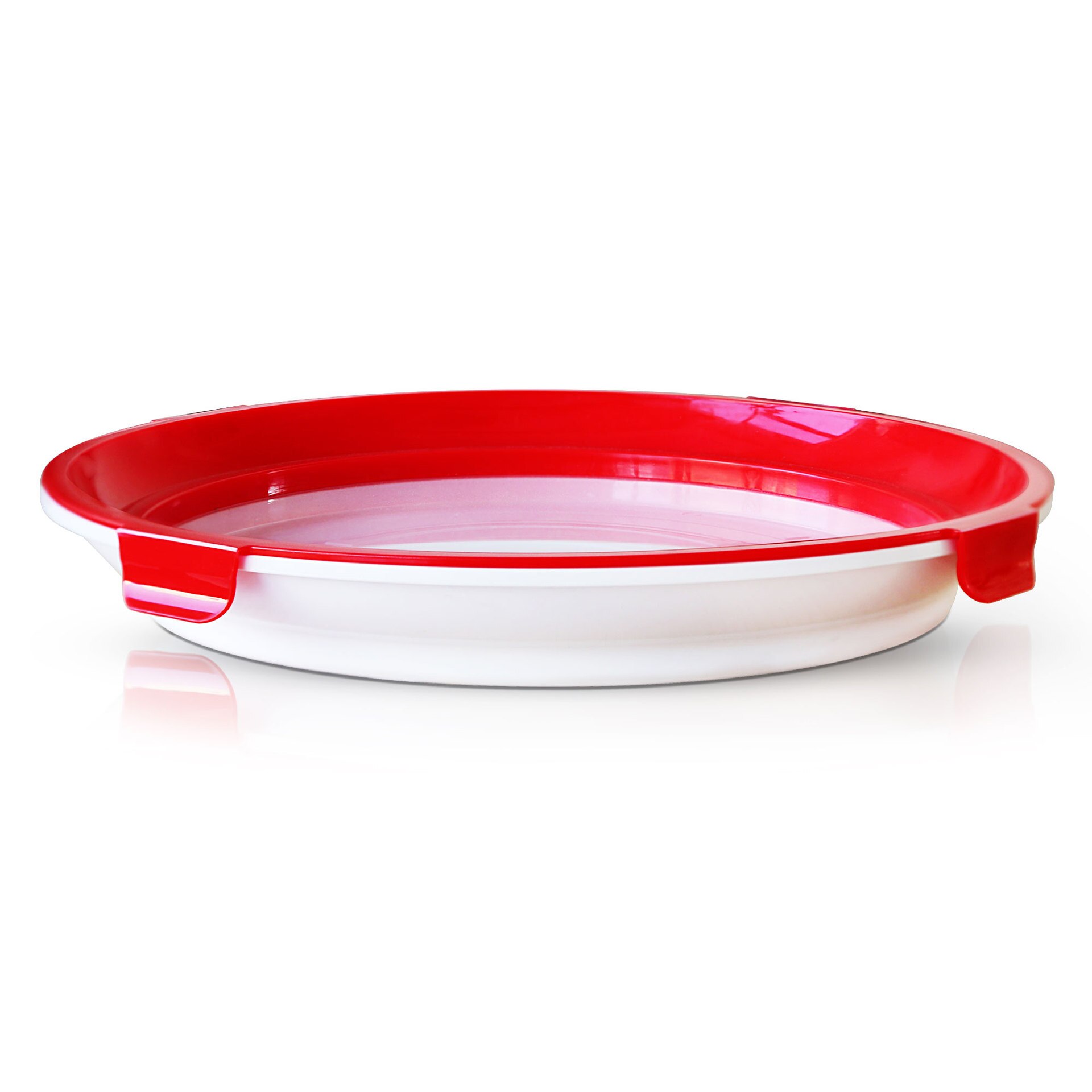 Vacuum Fresh Preservation box Vacuum Sealed Plastic Tray Food Preservation Tray Food Fresh Keeping Refrigerator Food Storage: Red