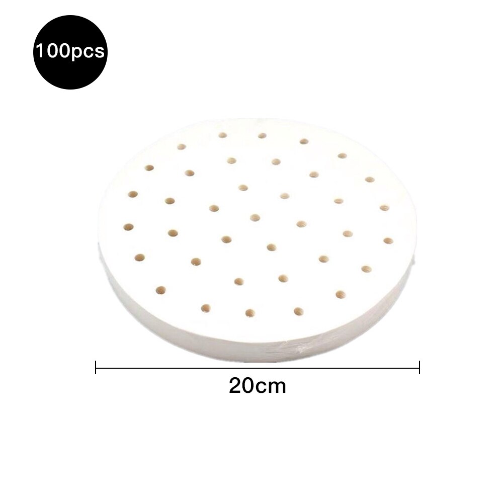 Vaporizador de pulpa de madera perforada Premium para freír aire de 7/100 pulgadas, alfombrilla para cesta herramientas de cocina para hornear antiadherente, 8/9 unidades