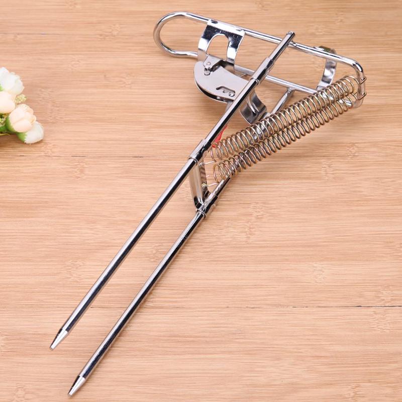 Stainless Steel Automatic Dual Trigger Spring Type Fishing Rod Holder