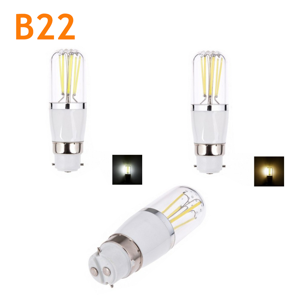 Ampoule à Filament LED E14, Dimmable, Baïonnette B22, Remplacer 30W, 40W, 60W, Lampe In347, 220V, 110V, DC 12V, 3W, 4W, 6W