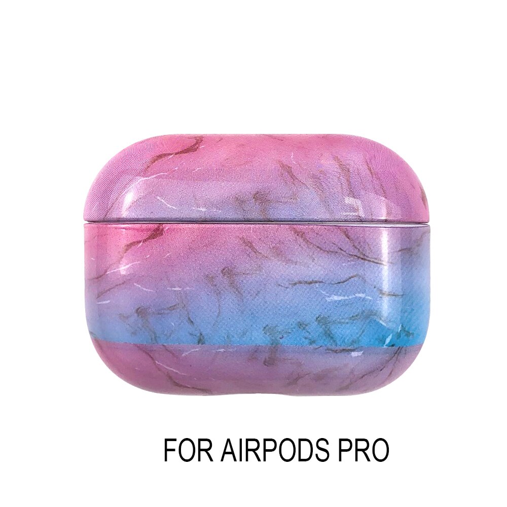 Case For Apple AirPods Pro 2 1 Earphone Couple Marble Pattern Hard PC Earphones Box Case For AirPods Pro 2 1 Cover Funda