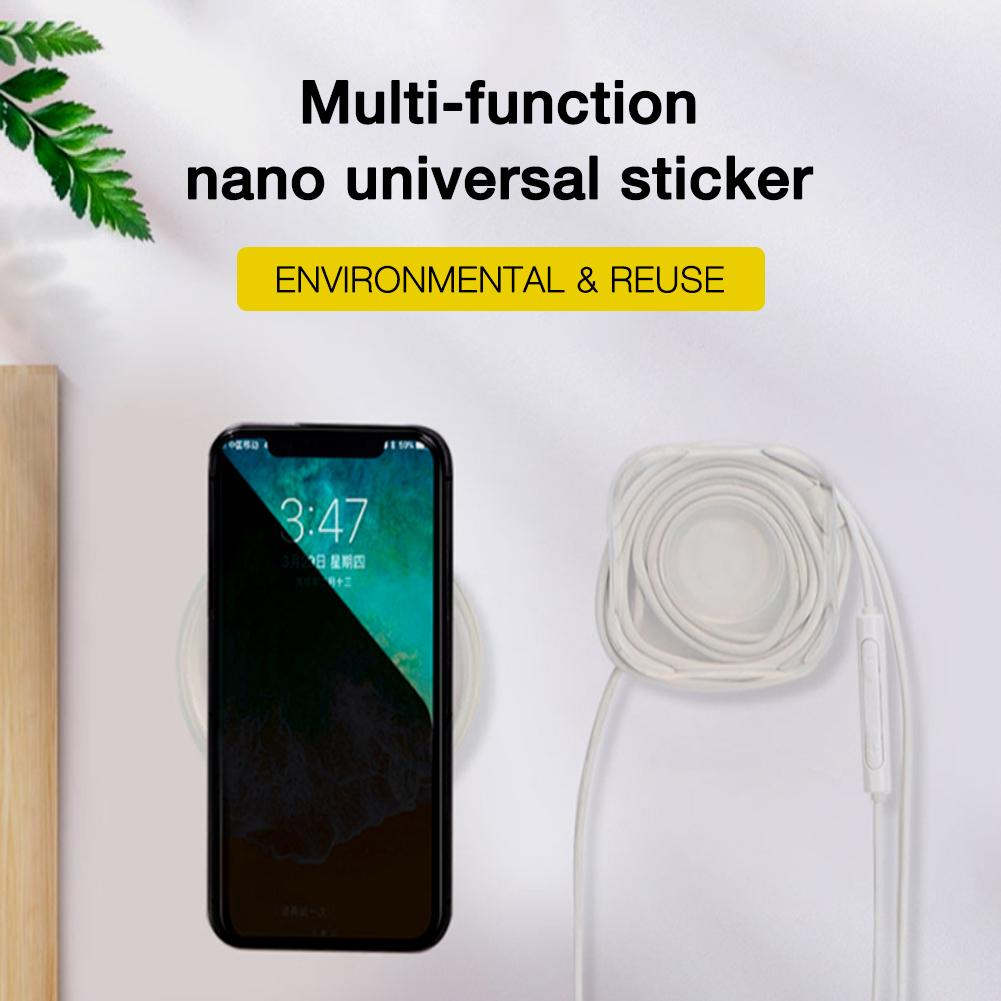 Magic Nano Stickers Voor Pad Muur Siliconen Stickers Voor Keuken Gel Pasta Auto Telefoon Houders Geen Spoor Magic Casual Plakken universele
