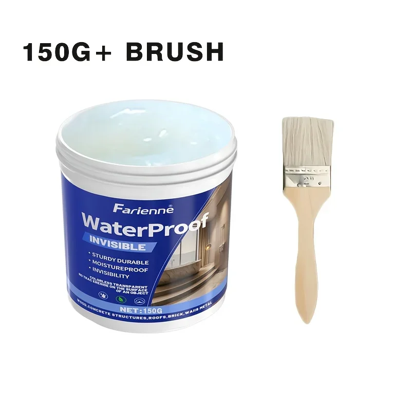 Super Invisible Transparent Waterproof Sealant, Nano Leak-Proof Coating, Crystal Clear Sealing Glue -Once solution the recurring