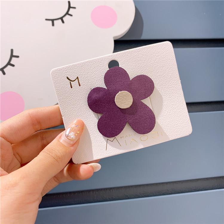 Korea 'S Ins Meisje Eenvoudige Grote Bloem Kinderen Haar Clip Kant Clip Bb Clip Leuke Kleurrijke Zoete haar Clips: 3