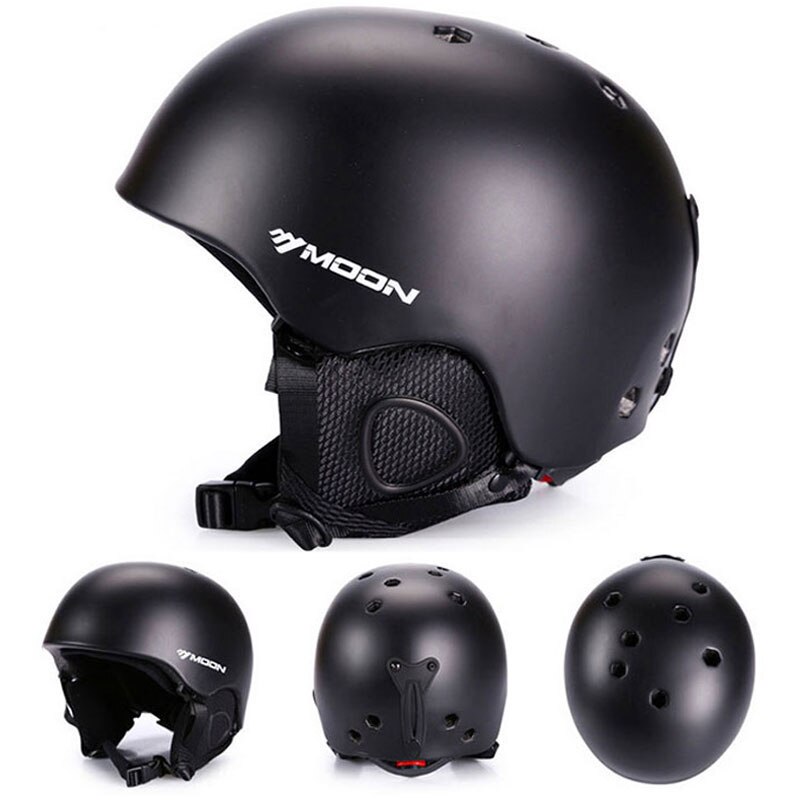Luna esquí casco Otoño Invierno hombres adultos Snowboard Skateboard esquí equipo deportes seguridad cascos para nieve gafas con