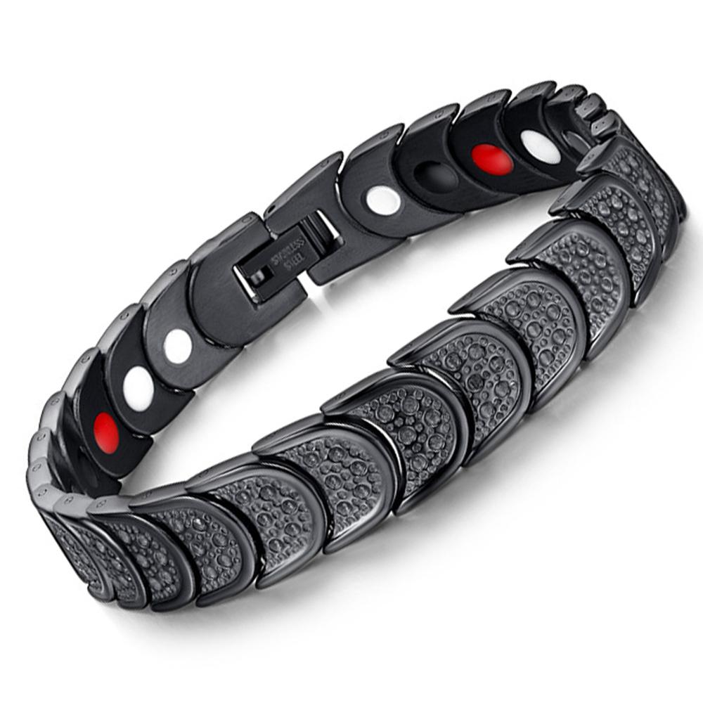 Jeracol Koperen armband voor mannen en vrouwen, 18 stuks sterkte magneten koperen magnetische armbanden, sieraden met geschenkdoos