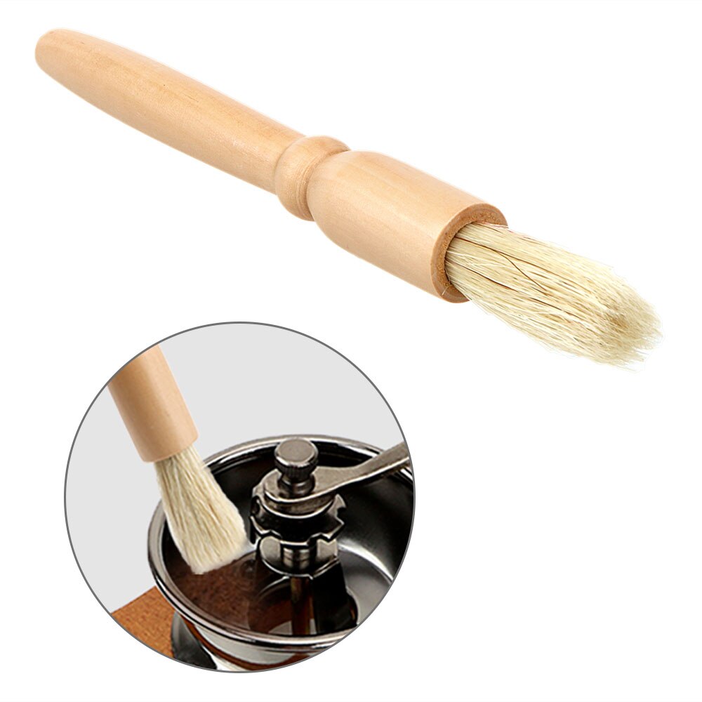 Niceyard Koffiemolen Borstels Machine Groep Head Cleaning Houten Handvat &amp; Natuurlijke Haren Koffiezetapparaat Borstel Keuken Gereedschap