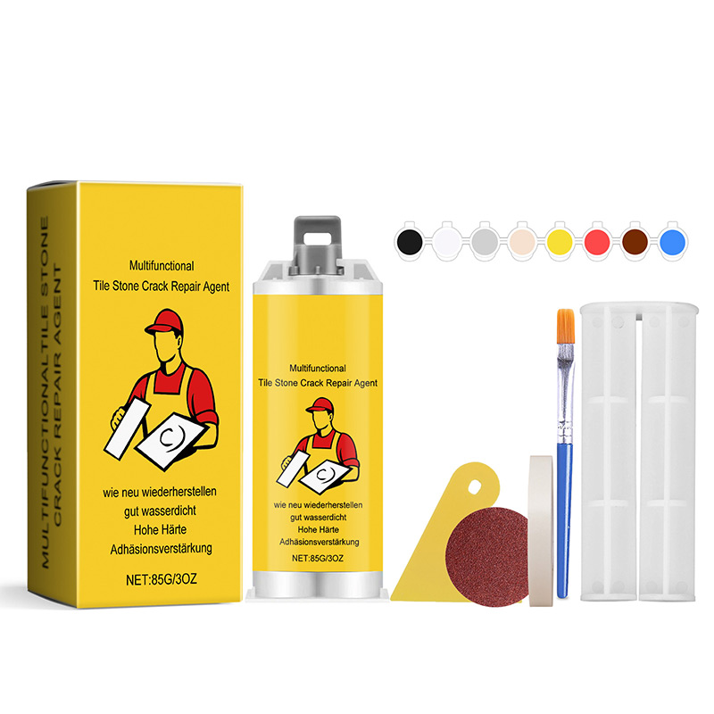 1 einstellen Keramik Fliese Riss Reparatur Kleber multifunktional Porzellan Fliese Reparatur Bausatz Stein Granit Marmor Keramik Glasur Reparatur Einfügen: Ursprünglich Titel