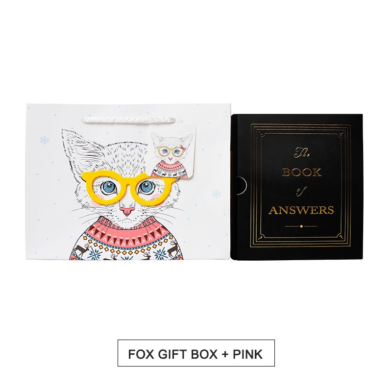 "Answers Book"Big Hard Cover Journal Diary Blank Papers Notebook Study Working Journal Pocket Memo Stationery: H