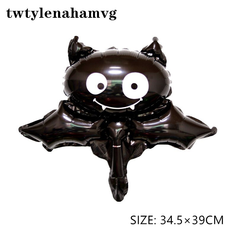 Couleur Mini taille Halloween dessin animé modèle 18 pouces rond feuille d'aluminium ballon préféré des enfants fête décoration jouet: 17 mini size