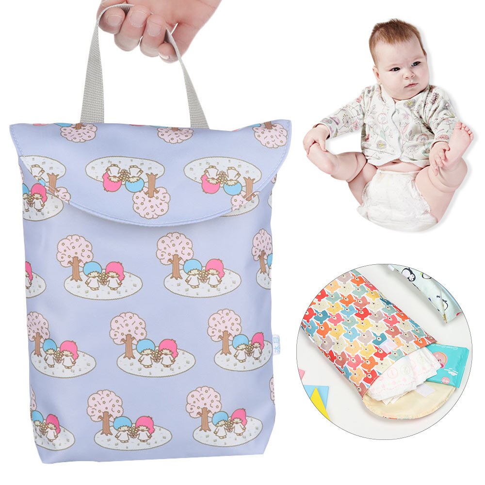 Multifunktions Baby Windel Drucke Nass/Trockenen Tuch Tasche Wiederverwendbare Wasserdicht Mumie Lagerung Tasche Reise Windel Veranstalter