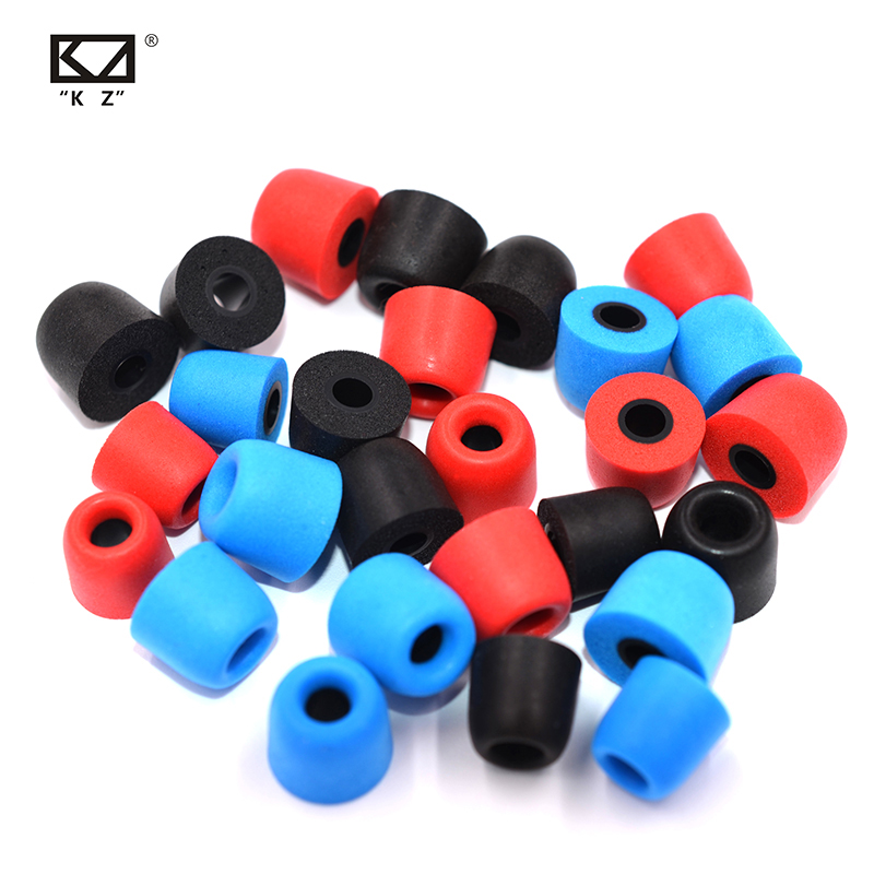 KZ Headset Oorkap 3 Paar (6 STUKS) Geluidsisolerende Comfortble Memory Foam Oordopjes Oordopjes Voor Originele In Oortelefoon Hoofdtelefoon