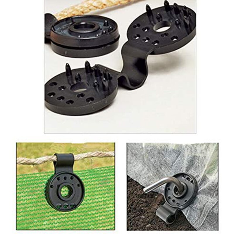 100Pcs Greenhouse Film Clip Shade Sails Privacy Sn Fence Instant Grommet Canvas Tarp Hang