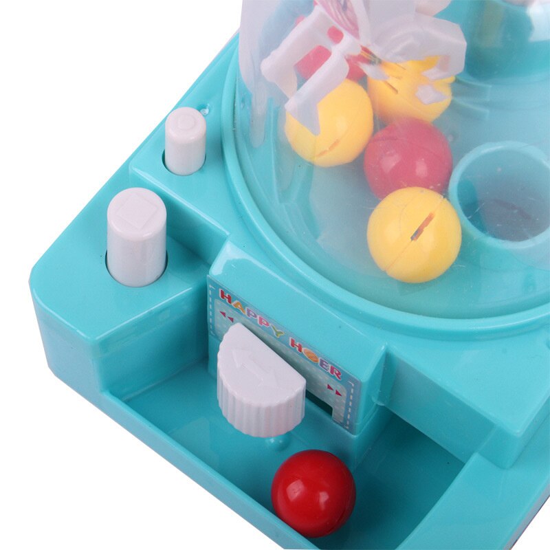 Kinder Desktop Interaktive Manuelle Kinder Baby Spielzeug Kinder Mini Puppe Klaue Maschine Ball Catcher Spiel Candy Maschine Zufällige Farbe