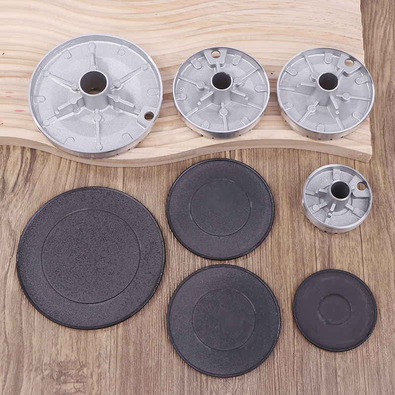 Set oven gas kookplaat brander platte vuurkap kroon vlamkap gasbrander vlamkap past op de meeste gasfornuis branders accessoires fornuis