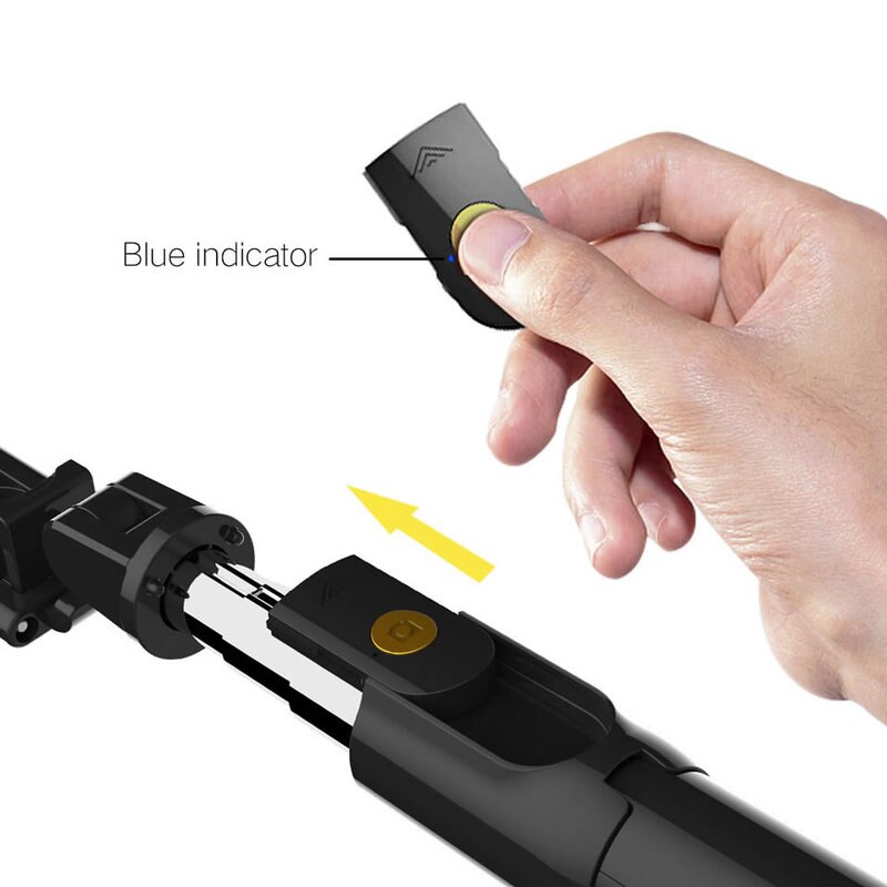 Bluetooth-compatible Selfie Stick Remote Handphone Foldable Handheld Monopod Tripod Camera Extendable Mini Tripod Selfie Stick