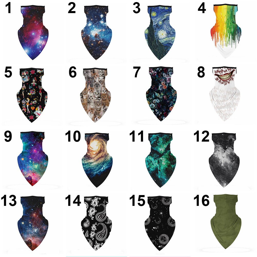 Multi-function Bandana Face Tube Neck Gaiter Balaclava Gaiter Headband Scarf Headwear Bandana Cap Outdoors Supplies