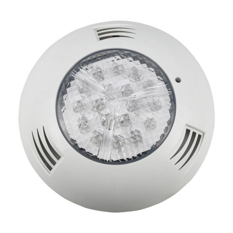 Underwater Lights 18W 12V LED Swimming Pool Light ABS Piscina Wall Mounted RGB Colorful IP68 Remote Control Led Pool Wall Light: 02