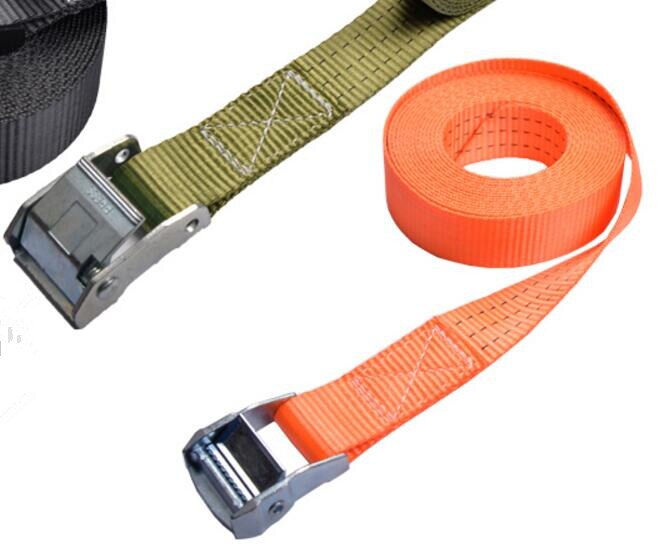 2 stk/parti 38mm(1.5 " ) 800 kgx 2m zinklegering knastspænde fastsurrer lastsurring