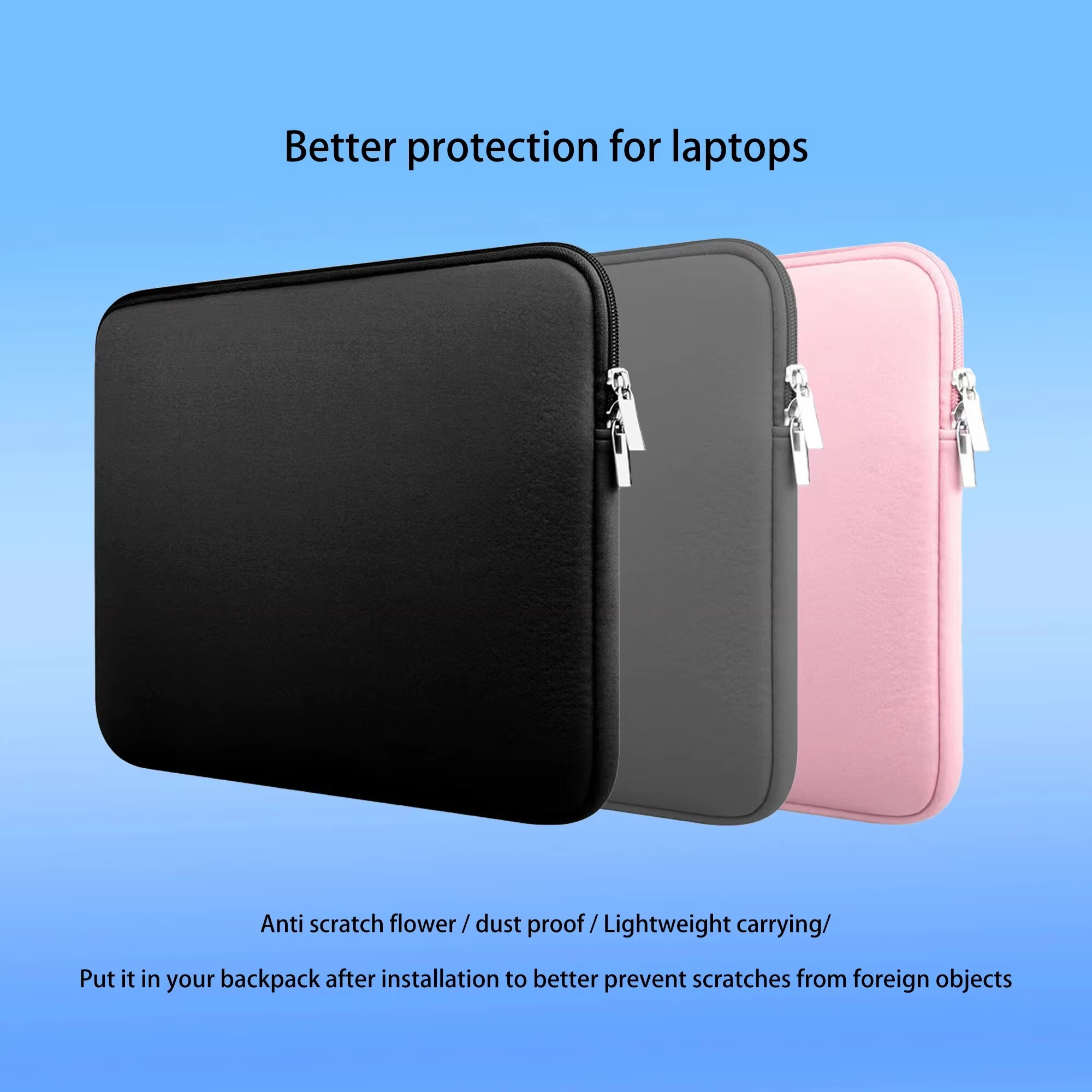 Laptop Bag Sleeve For Huawei Xiaomi Dell Lenovo Macbook Air 13 Case Pro 11 13 15 15.6 inch Cases Cover Laptop Accessorie