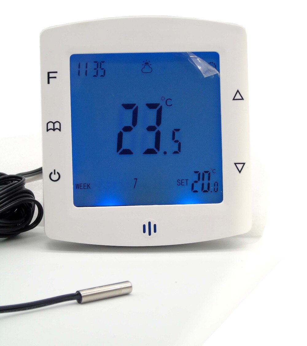 IEC Certification Programmable Floor Heating Thermostat with To protect floor sensor
