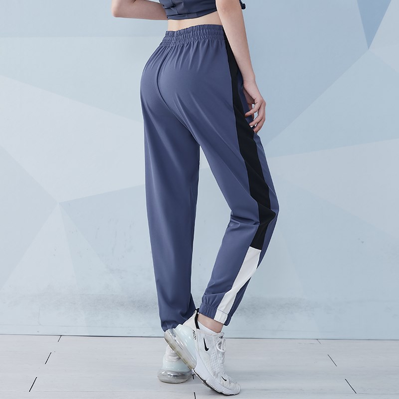 Mulheres solto esporte correndo listra sweatpants mulher calças retas treino jogging roupas esportivas de treinamento de fitness