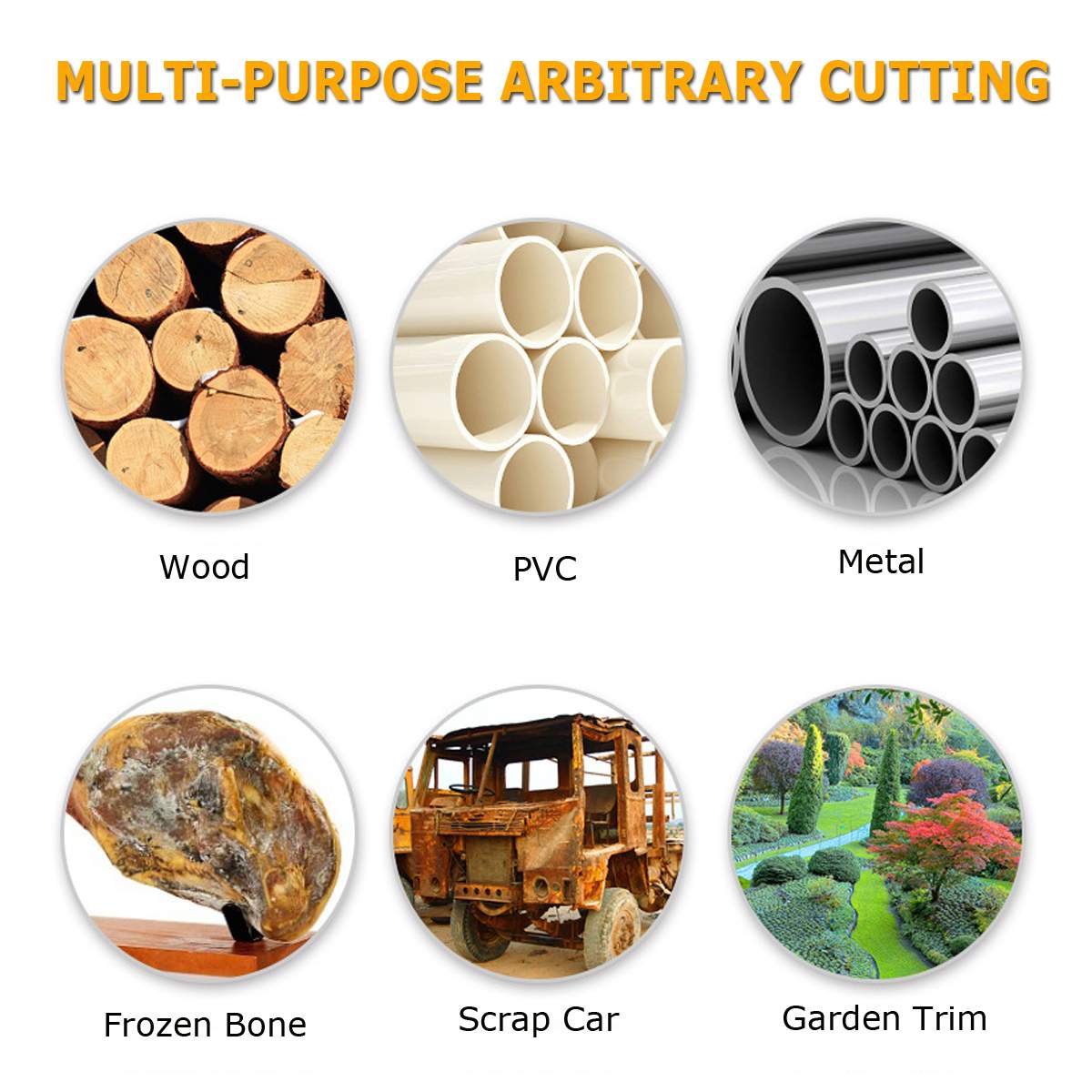 88V Cordless Reciprocating Saw Adjustable Speed Chainsaw Wood Metal PVC Pipe Cutting Reciprocating Saw Garden Power Tool