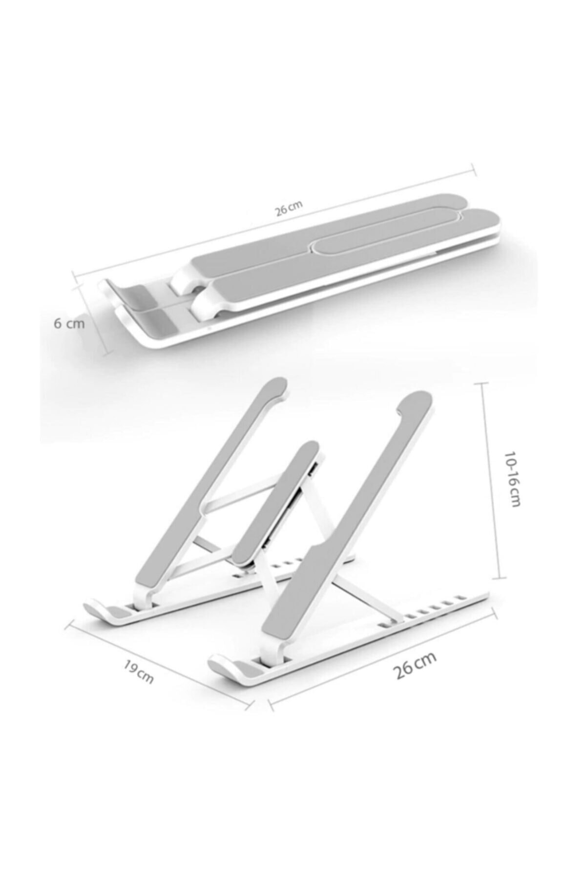 Verstelbare Plastic Laptop Ondersteuning Base Vouwen Draagbare Laptop Stand Versterker
