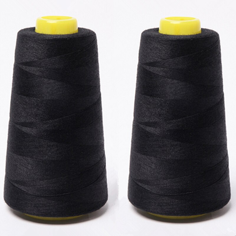 1Pcs 3000 Yards Polyester Thread Sewing Color Optional: black 1pcs