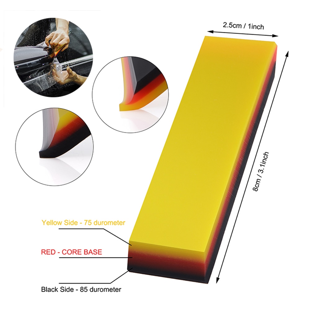 Foshio kolfiber folie film vinyl wrap biltillbehör verktygssats fönster toning ppf skrapa diy kniv klistermärke remover skrapa
