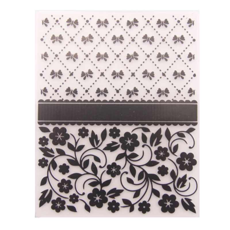 Carpeta de grabado de encaje de flores, decoraciones de mariposa de plástico para hacer tarjetas, sellos, papel de álbum de recortes, carpetas artesanales, álbum DIY