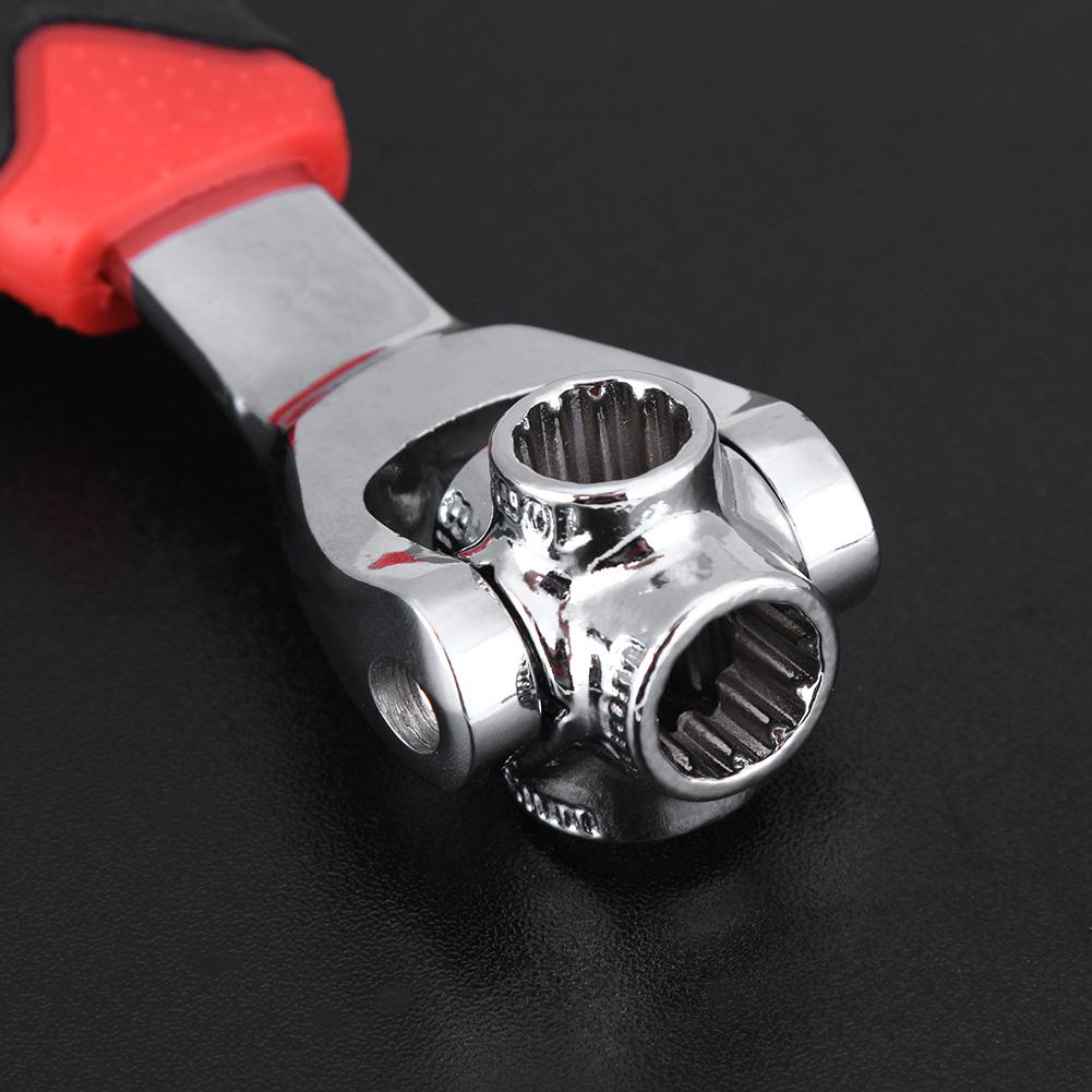 48in1 Multipurpose Bolt Wrench 360 Degree Stainless Steel Screw Rotation Multifunctional Spanner Universal Wrench Hand Tools Kit