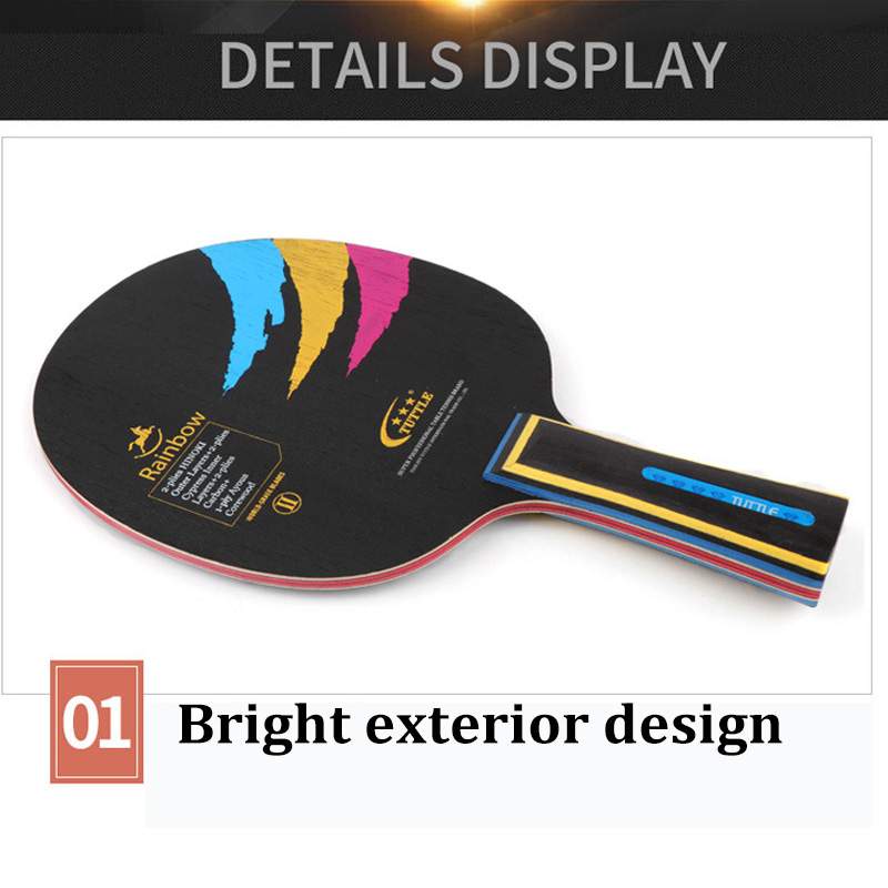 1PC Ping Pong Racket Blade CS FL Long Short Handle Table Tennis Paddle DIY Blade For Beginner Advanced Training